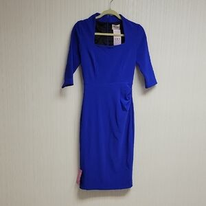 The Pretty Dress Company Blue Women's Dress Sz 8 New Old Money Office